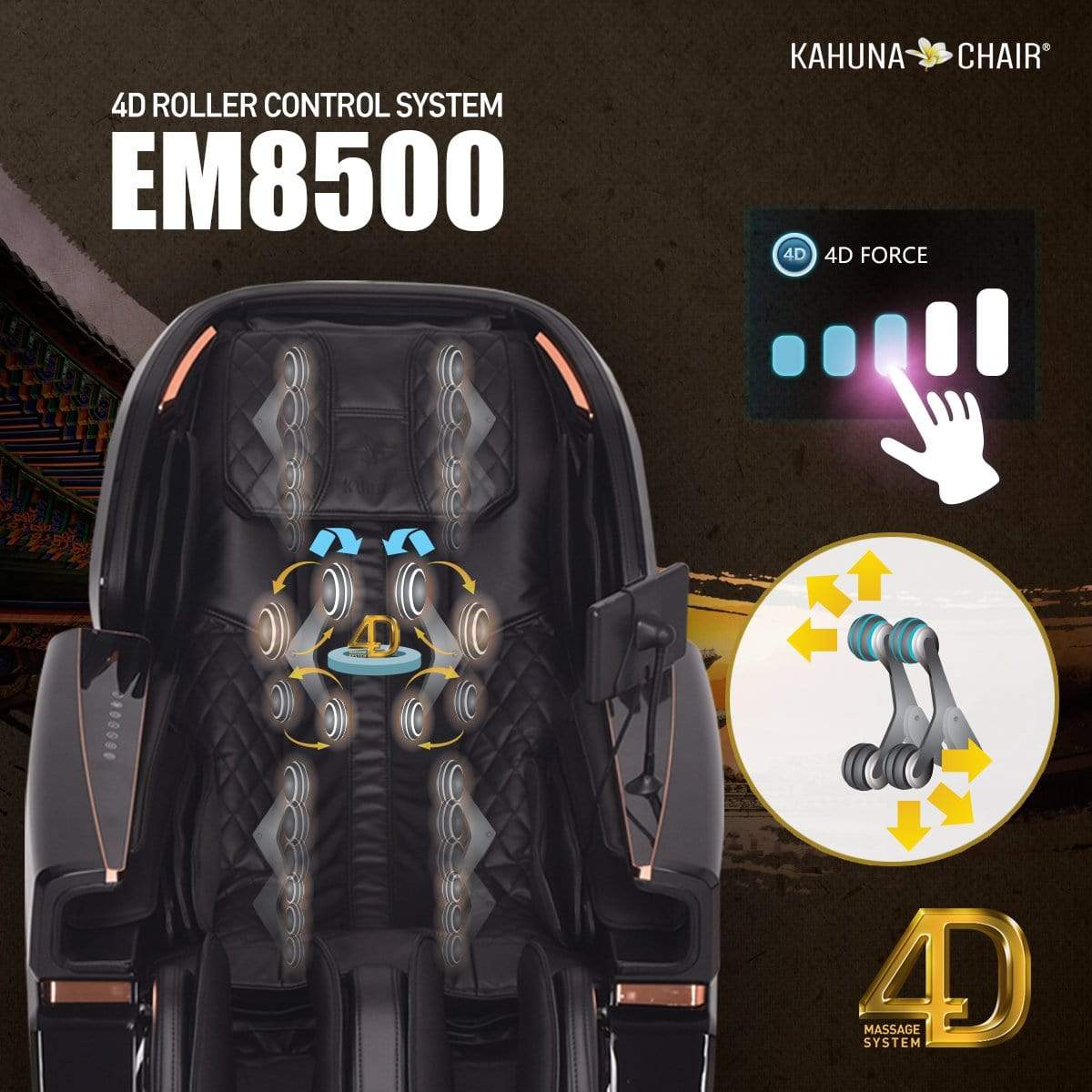 Ace Massage Chairs KAHUNA CHAIR - EM 8500