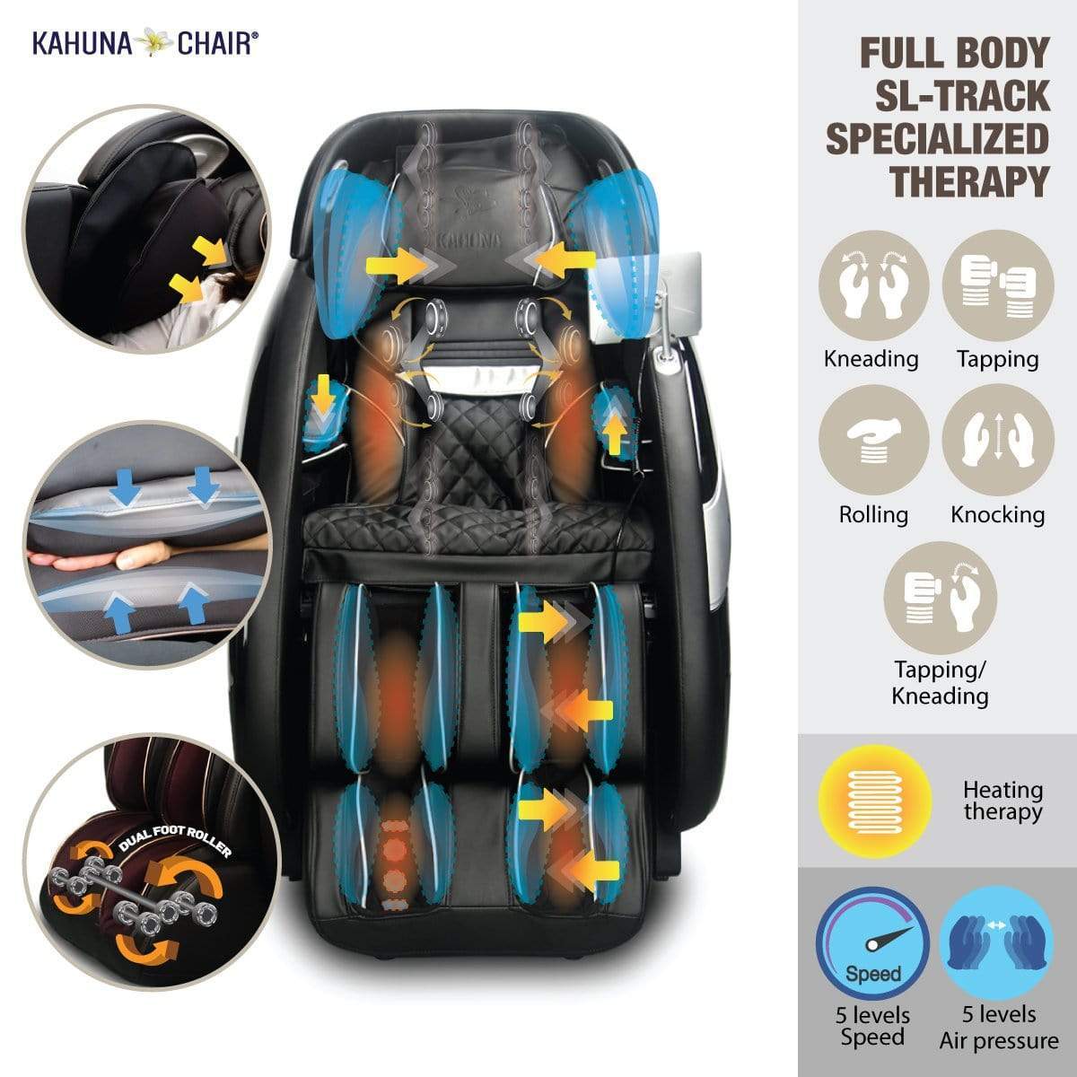 Ace Massage Chairs KAHUNA CHAIR - LM 7500