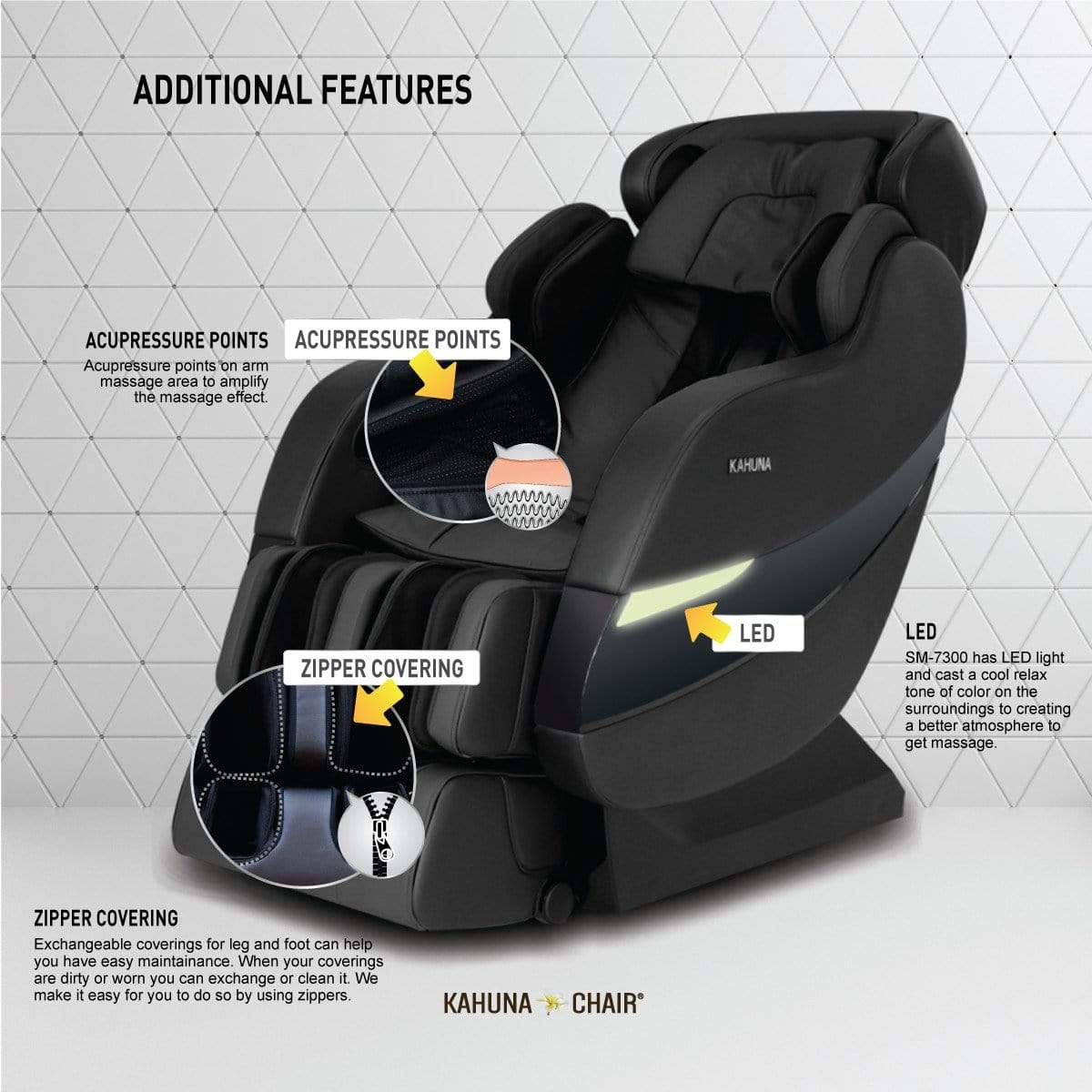 Ace Massage Chairs KAHUNA CHAIR - SM 7300S