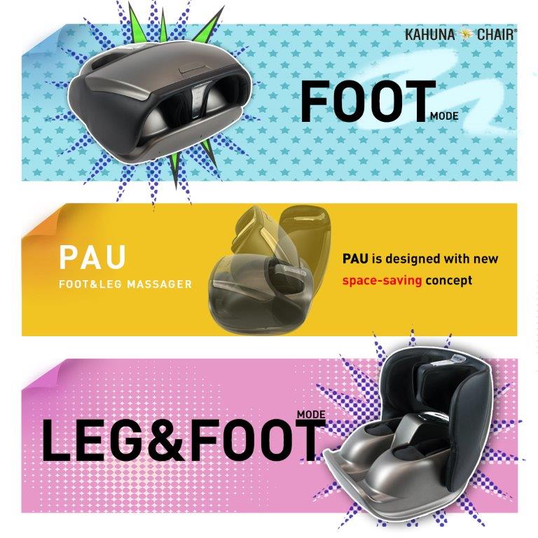 Ace Massage Chairs Kahuna portable and powerful Foot & Leg Massager - PAU