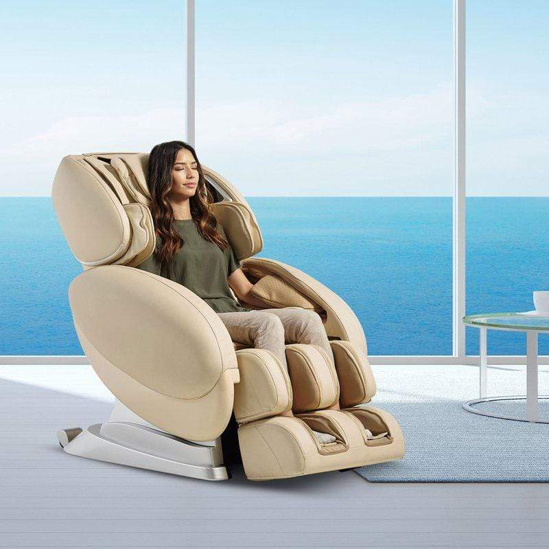 Ace Massage Chairs Cream Relax 2 Zero 3D Inversion Massage Lounger DWA-9060CR