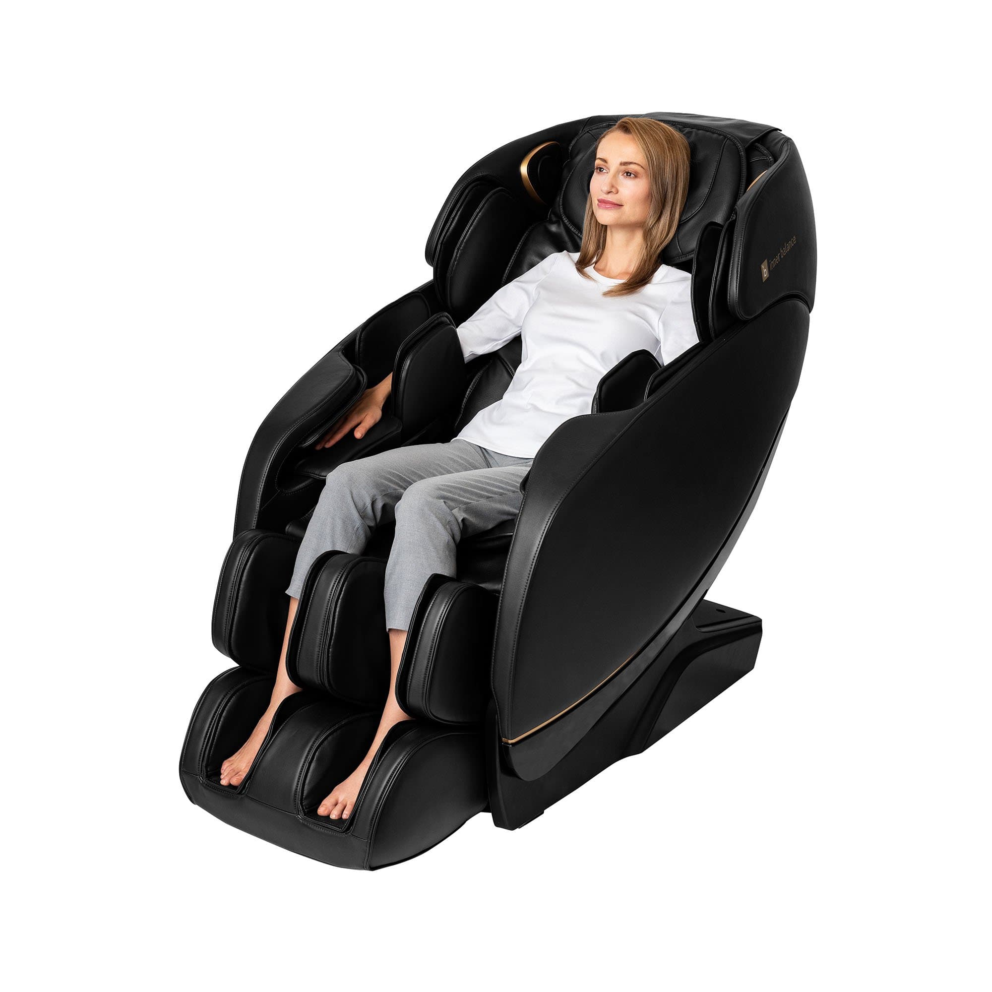 Inner Balance Massage Chair Inner Balance Jin 2.0  - Deluxe Heated SL Track Zero Wall Massage Chair IMR0051-08NA