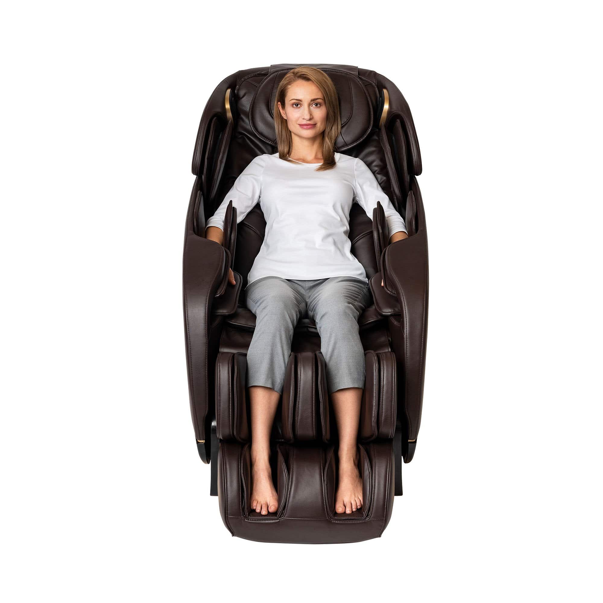 Inner Balance Massage Chair Inner Balance Jin 2.0 (Espresso) - Deluxe Heated SL Track Zero Wall Massage Chair IMR0052-31NA IMR0052-31NA