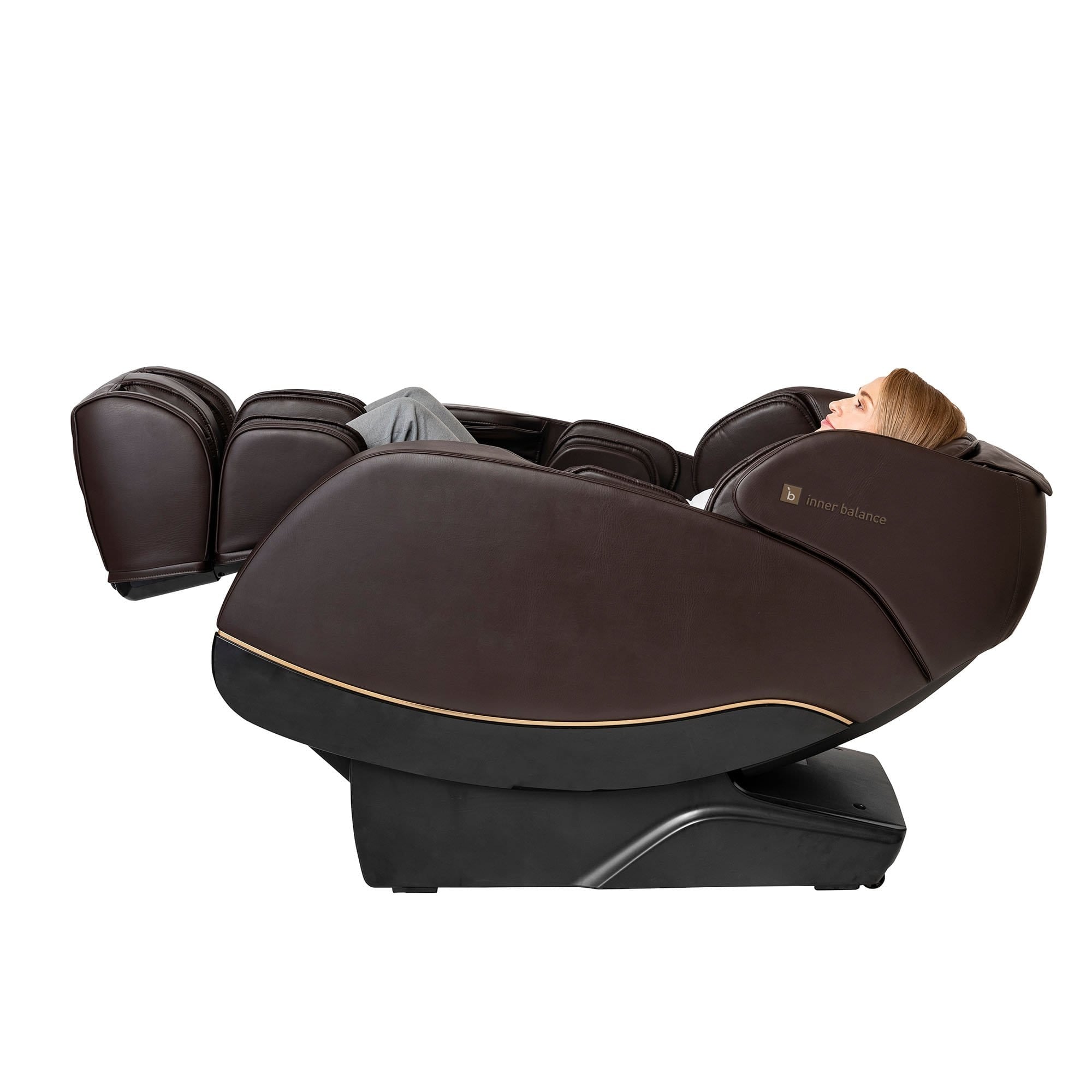 Inner Balance Massage Chair Inner Balance Jin 2.0 (Espresso) - Deluxe Heated SL Track Zero Wall Massage Chair IMR0052-31NA IMR0052-31NA