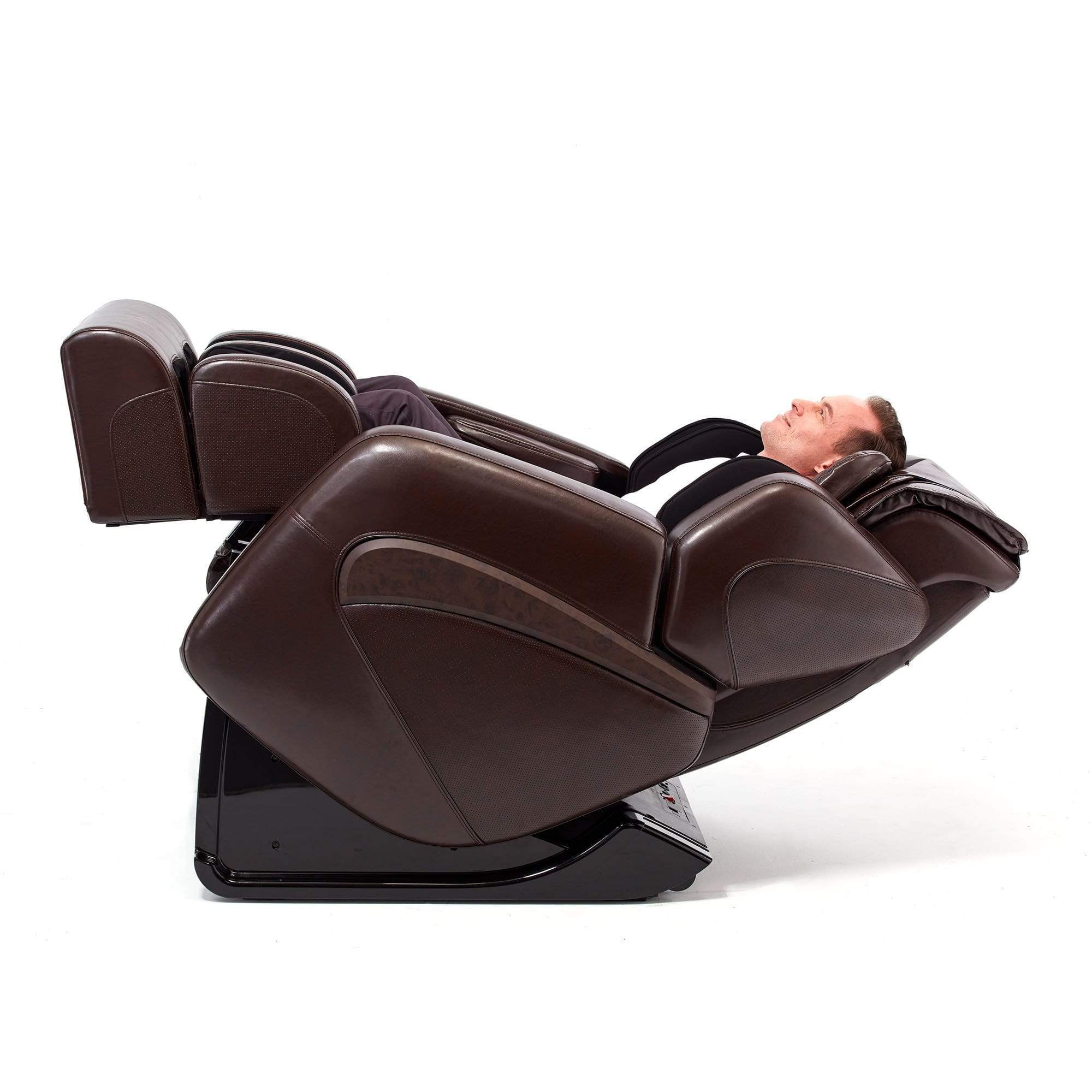 Synca Wellness Hisho SLTrack Zero Gravity Massage Chair Brown Hisho Brown -  Best Buy