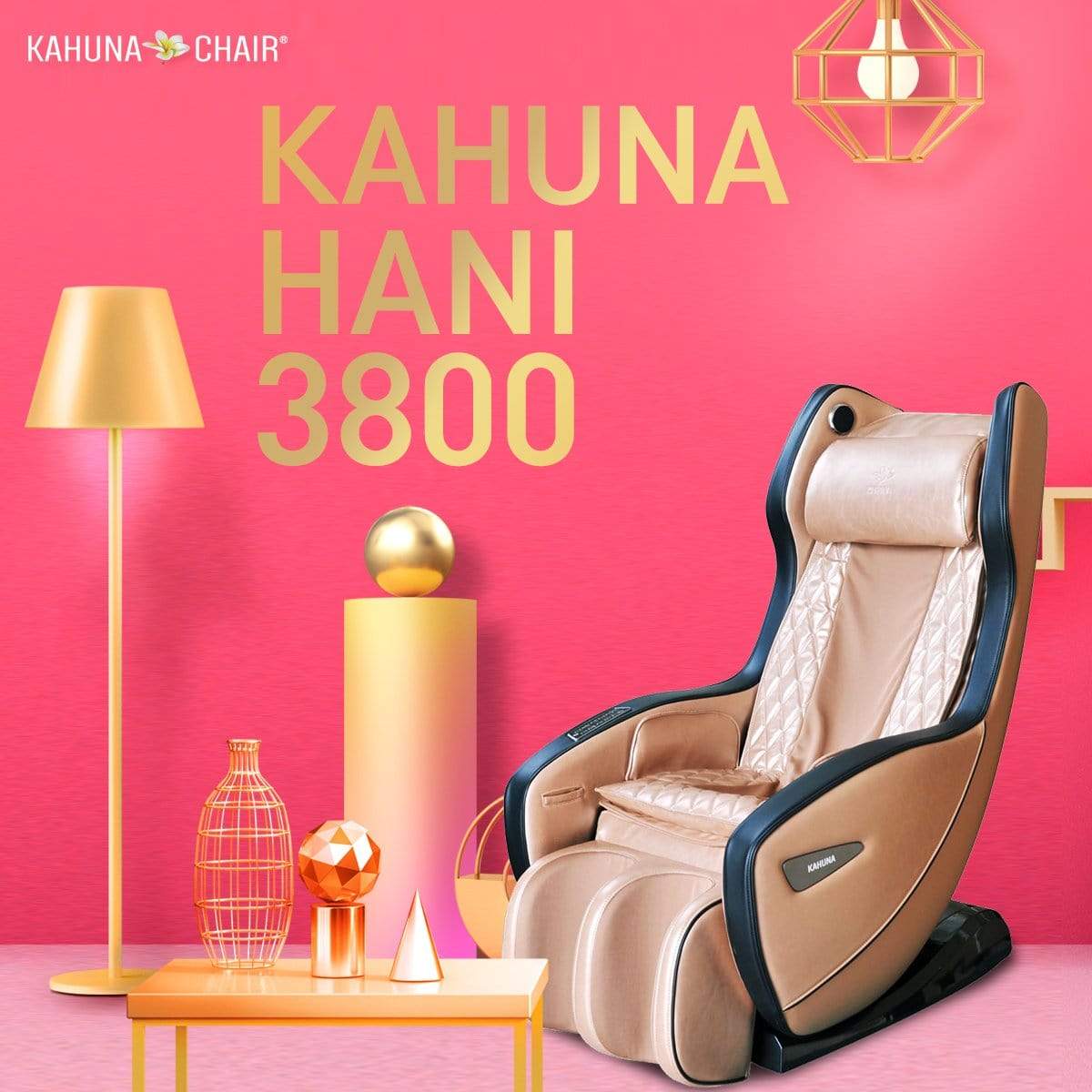 Kahuna L-Track Zero Gravity Compact Kahuna Massage Chair, Hani3800